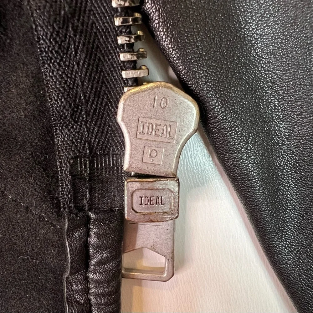 All Saints Calle Blazer Leather Jacket Black Size 00